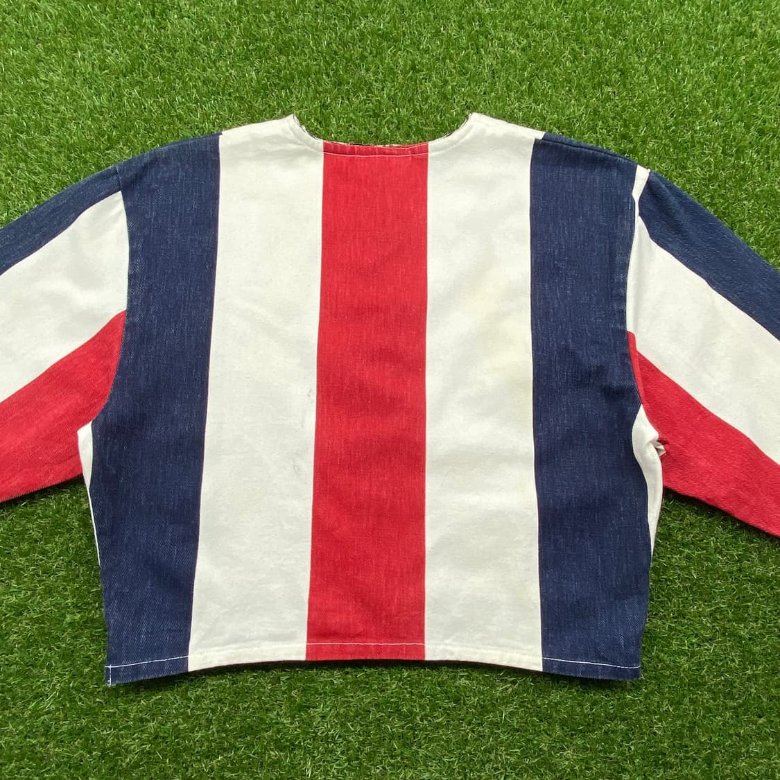 90s Made in USA 미국빈티지 크롭 청자켓 상품이미지5