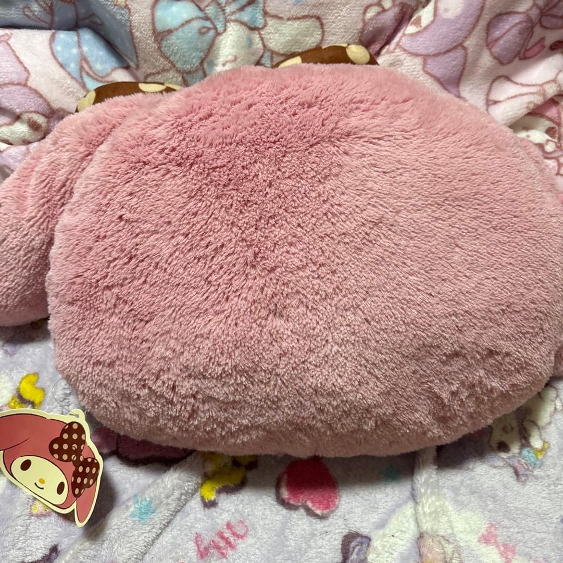 라떼갸루 고전 마이멜로디 방꾸 핀터깔 도트 리본 딸초 쿠션 큐롯 리즈리사 상품이미지2