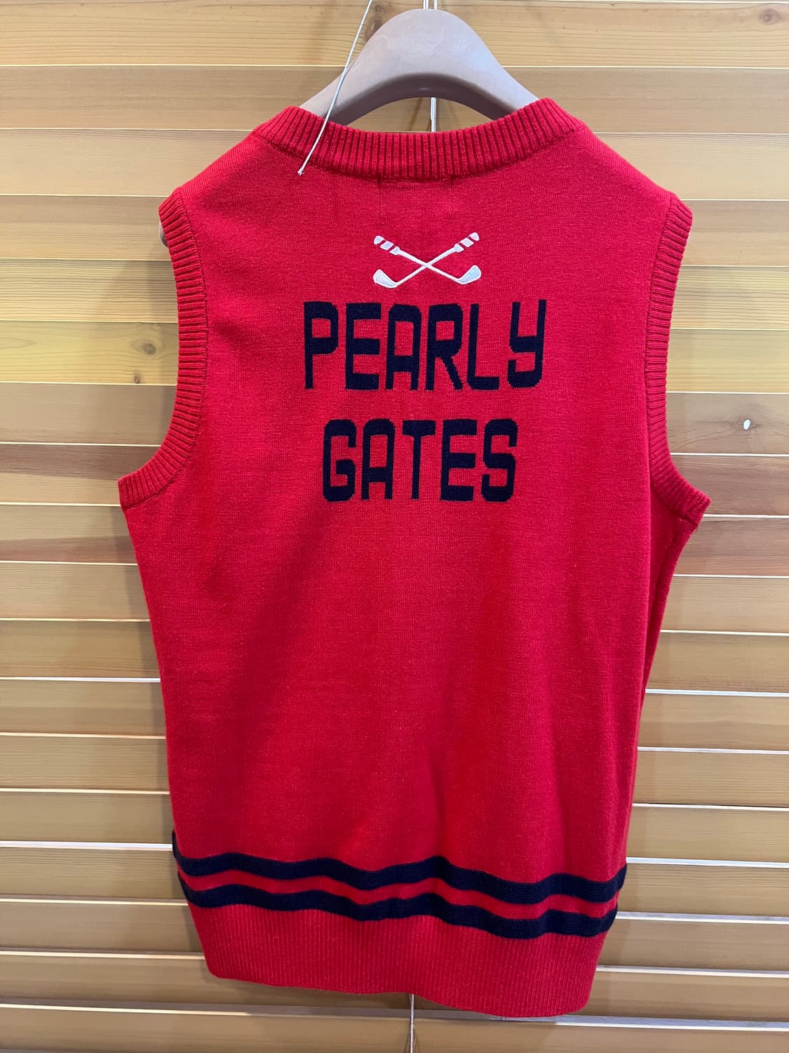 파리게이츠 여성 레드 니트조끼 레이어드조끼 상품이미지3