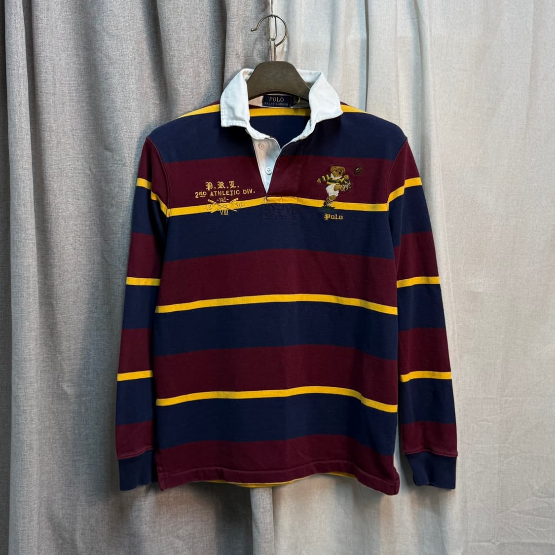 [S/매장판] 폴로 랄프로렌 럭비 셔츠 긴팔 스트라이프 상품이미지2