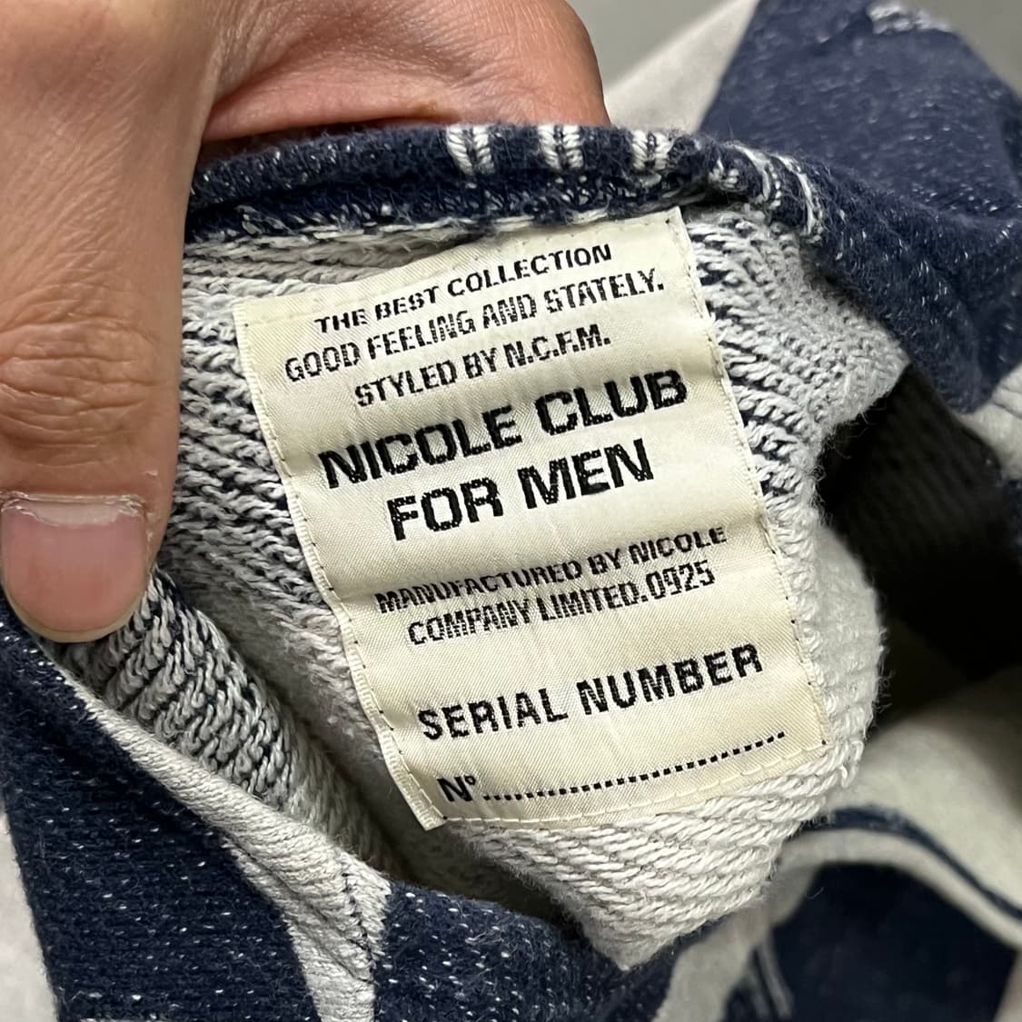  니콜클럽 스트라이프 니트 y16171 상품이미지6