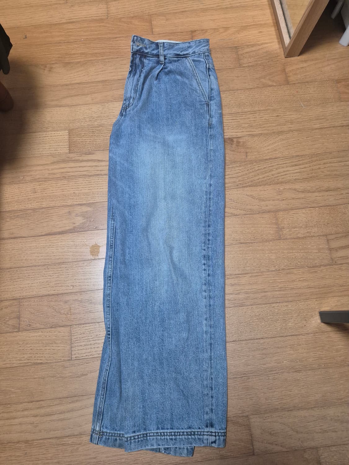 애프터프레이x키작은 광자 서프 트레블 테이퍼드 데님 S 상품이미지2