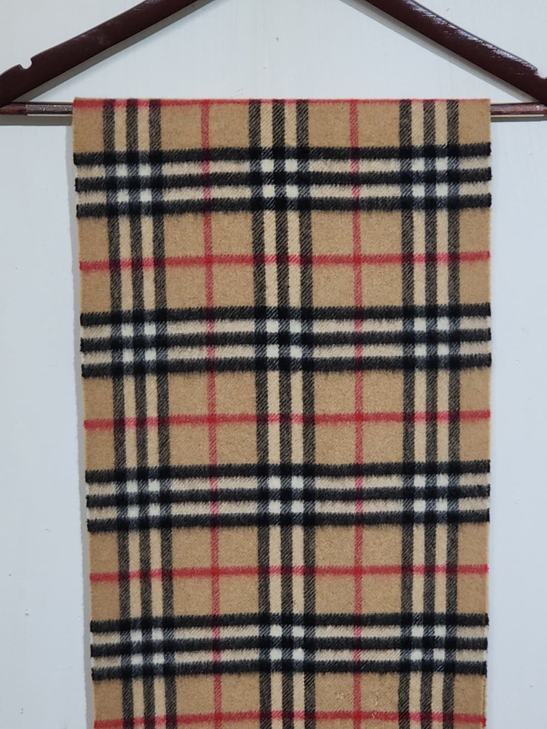 (정품) 버버리 캐시미어 100 목도리 노바체크 머플러 영국판  상품이미지2