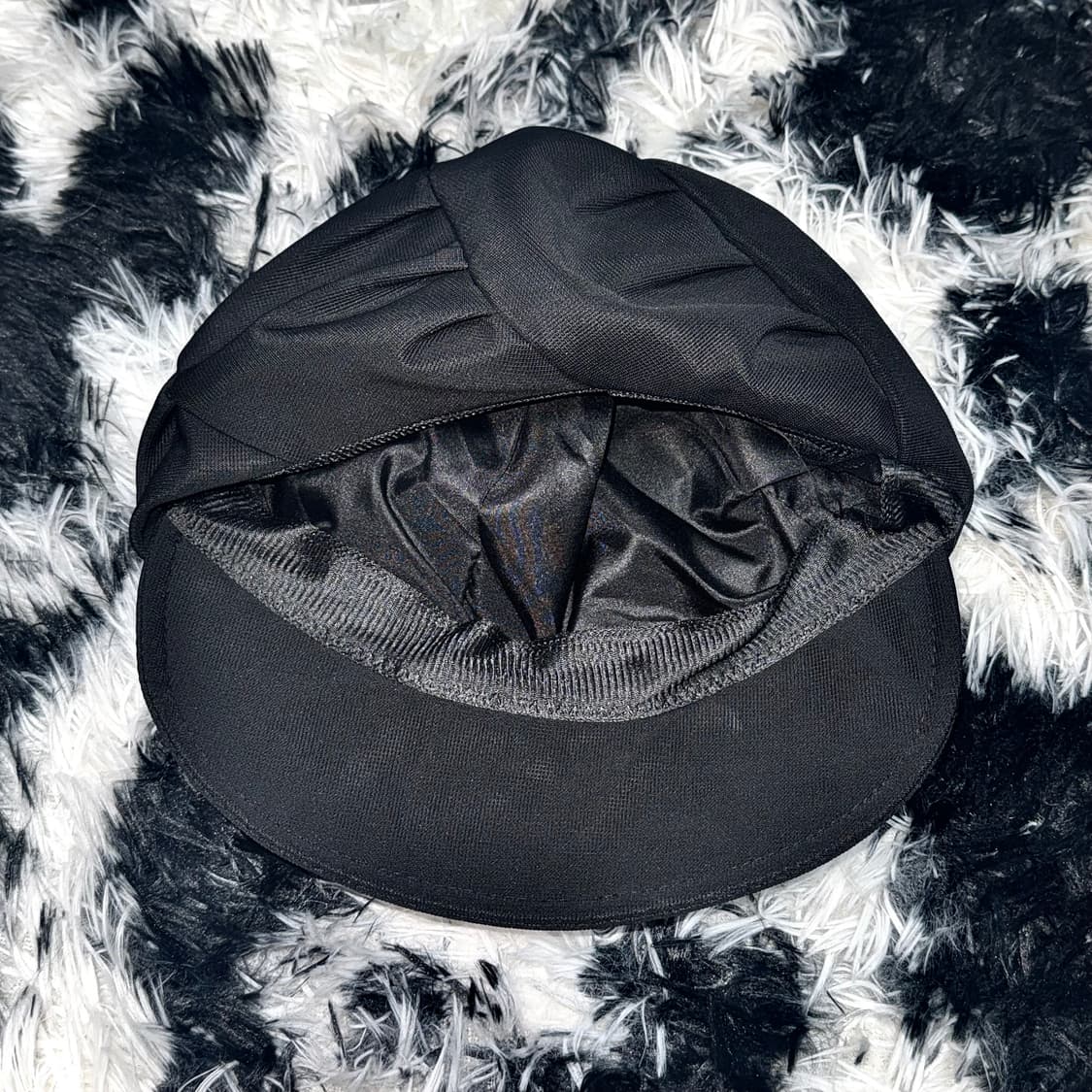 VINTAGE 빈티지 펑크 십자가 체인 블랙 햇 모자 상품이미지4