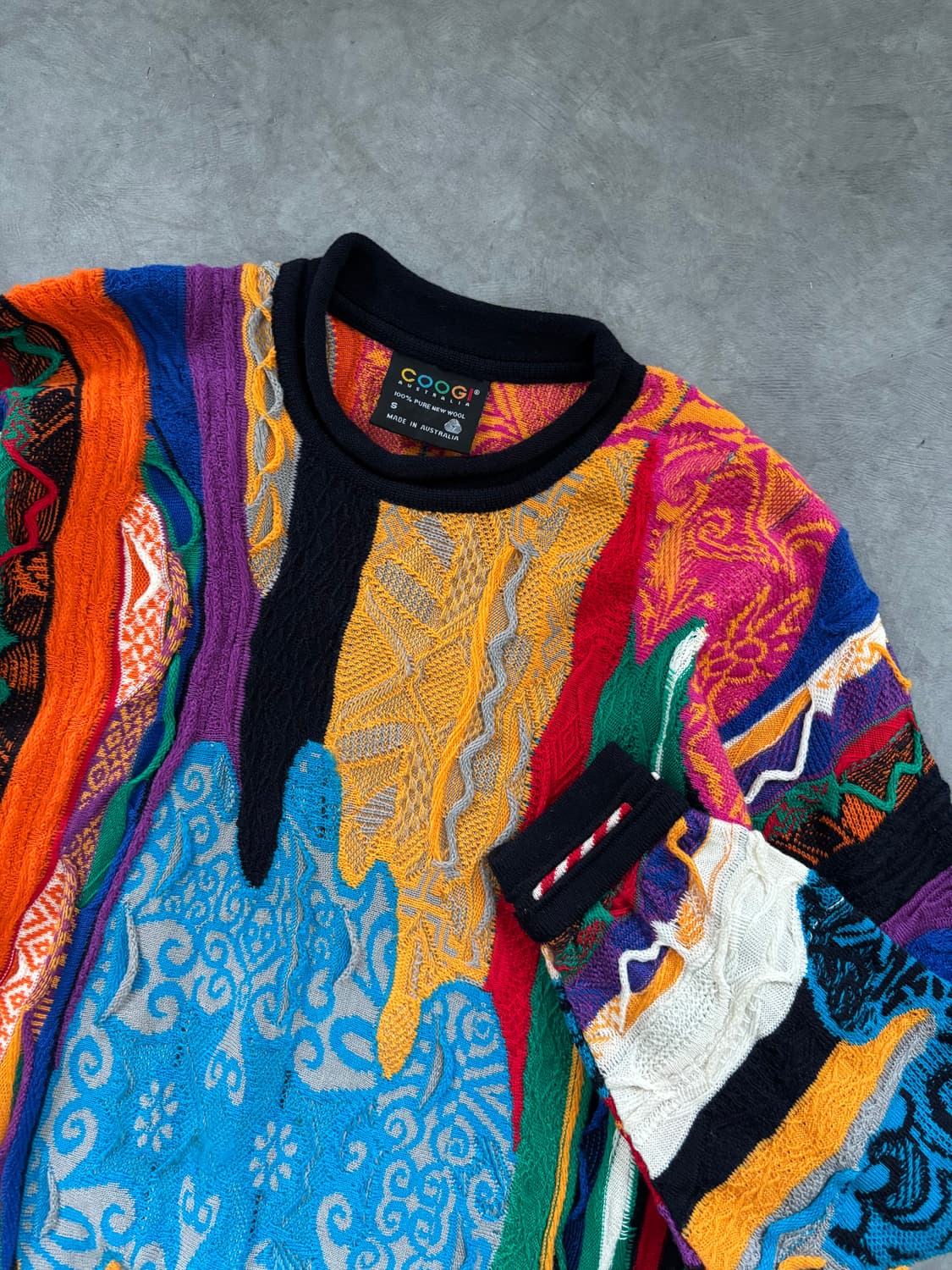 Coogi 쿠지 멀티컬러 케이블 니트  상품이미지9