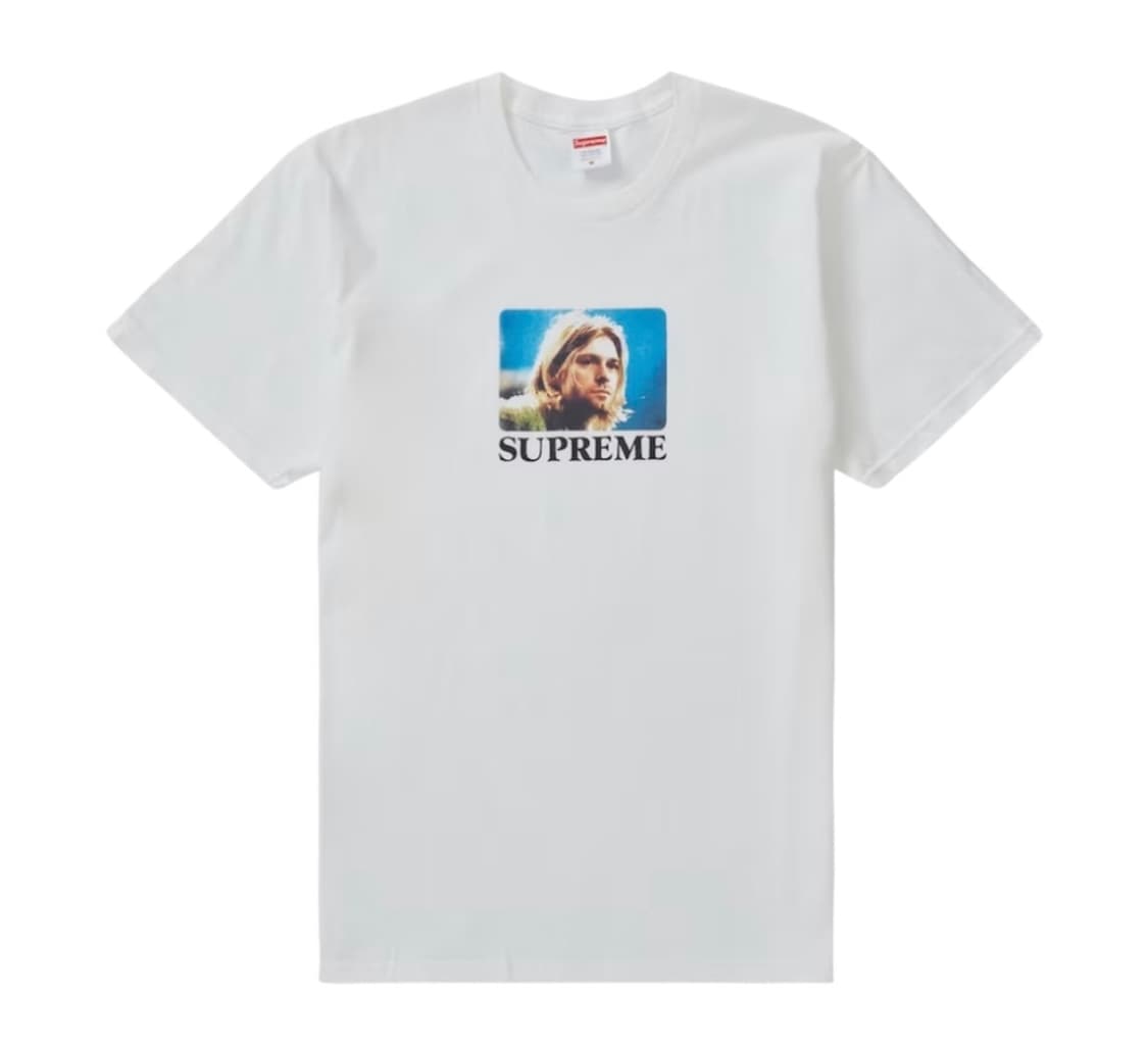 슈프림 커트 코베인 티셔츠 화이트 - 23SS 상품이미지1