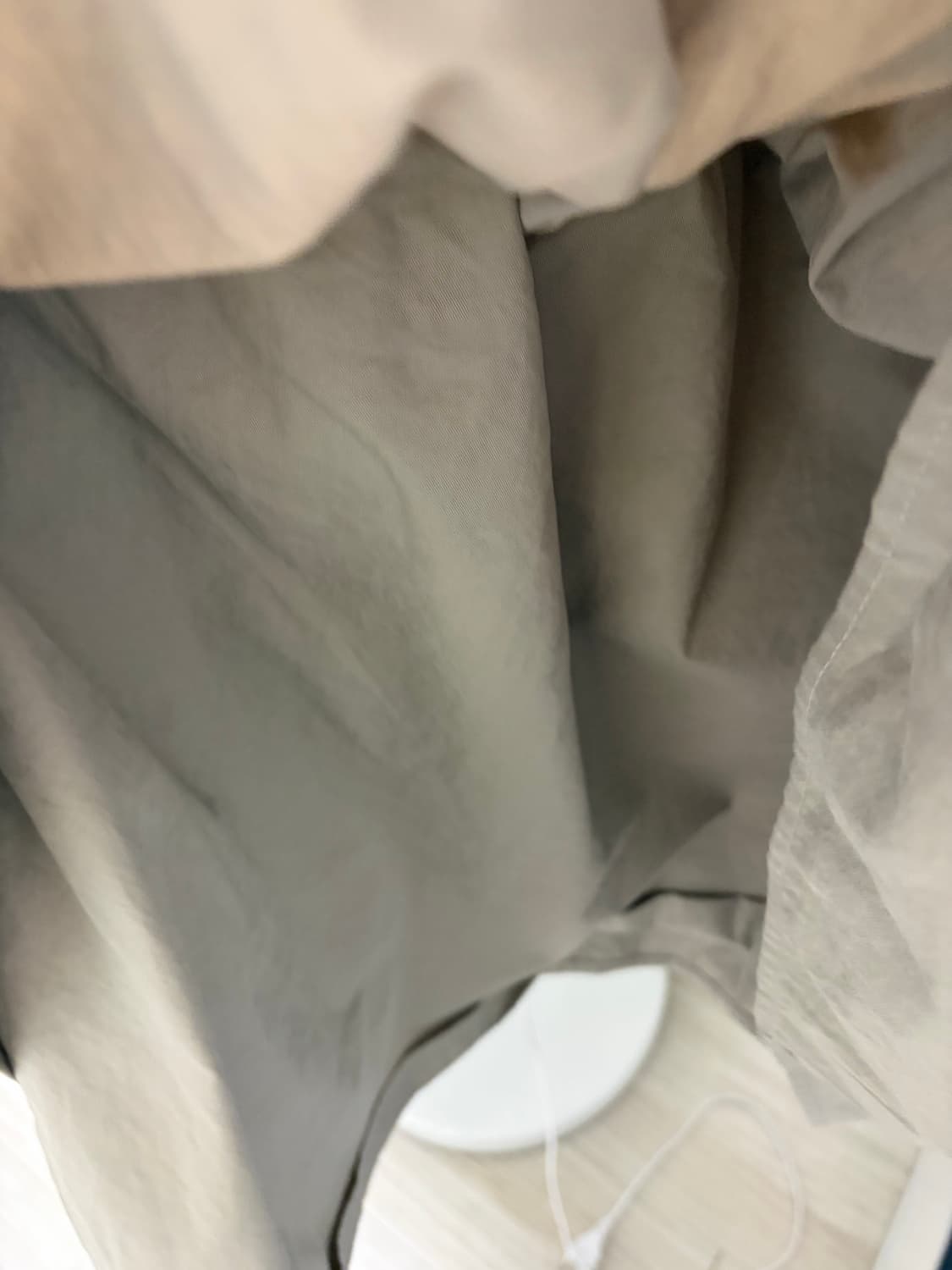 코이세이오 2 way 셔링 원피스 라이트 카키 상품이미지4