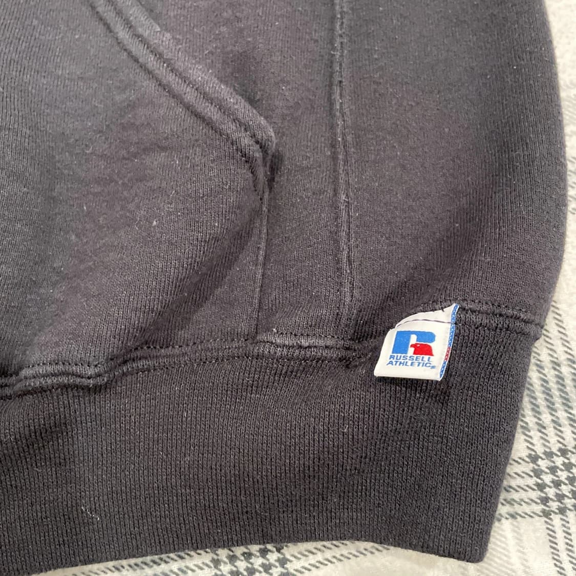 러셀 애슬레틱 빈티지 블랙 후드티 상품이미지3