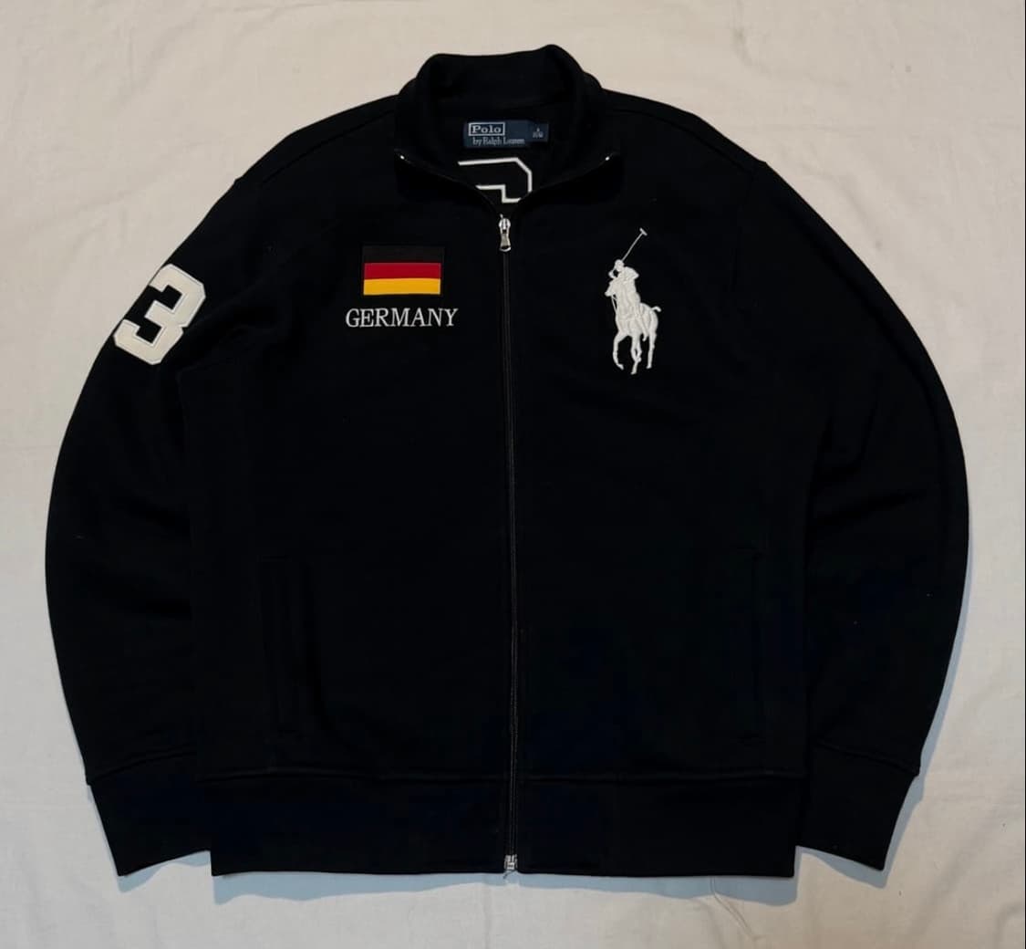 폴로 랄프로렌 빅포니 치프키프 독일 집업 져지 블랙 M 상품이미지2