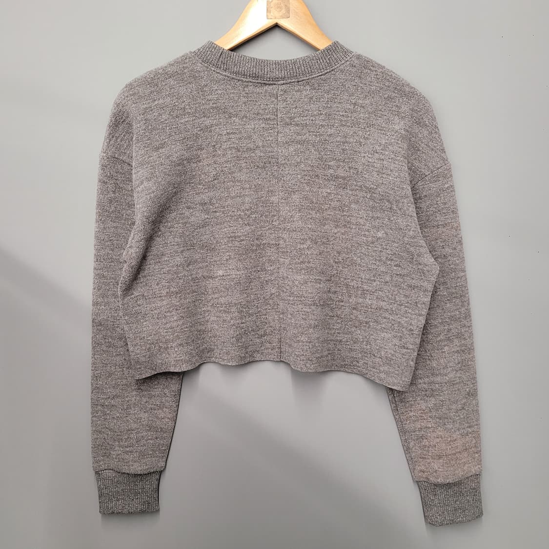 Zara 자라 크롭 니트 스웨터 그레이 상품이미지2