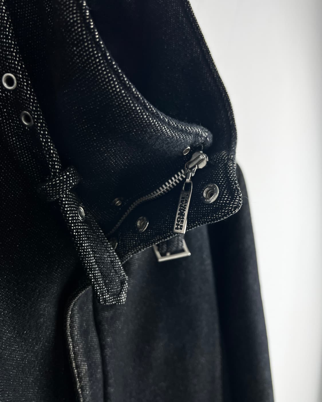 장 폴 고티에 옴므 오브젝트 하이넥 울 코트 상품이미지3