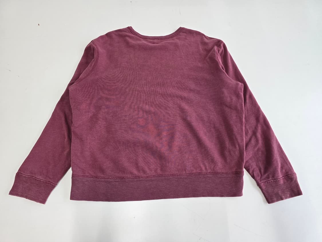 폴로 랄프로렌 코튼 스웨트셔츠 버건디 XL 상품이미지5