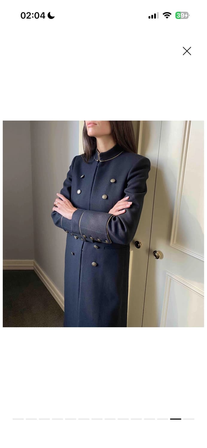 생로랑 나폴레옹 금장 코트 34사이즈 상품이미지6