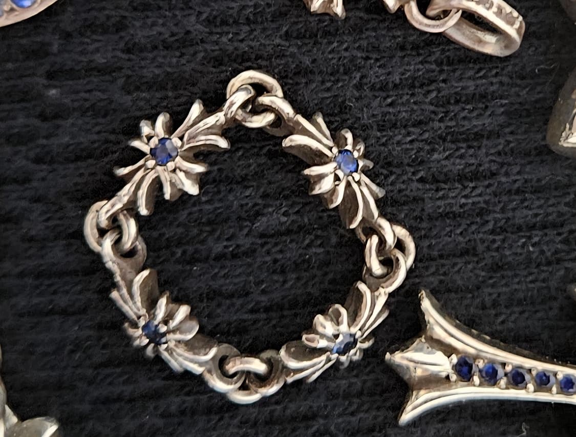 크롬하츠 타이니 4링크 사파이어 상품이미지1