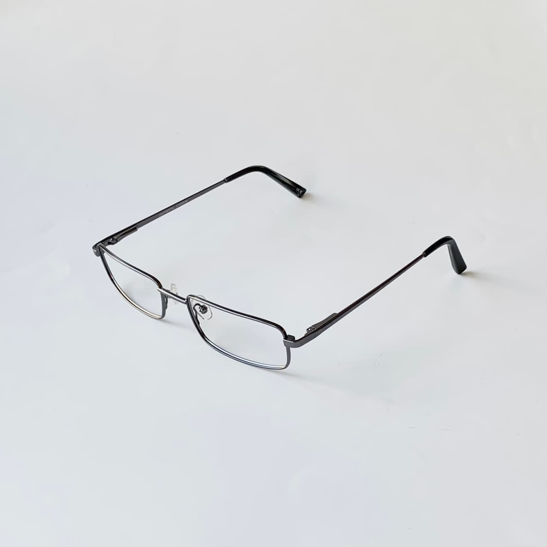 770 데드스탁 픽키 빅사이즈 슬림 사각 건메탈 빈티지안경 상품이미지3