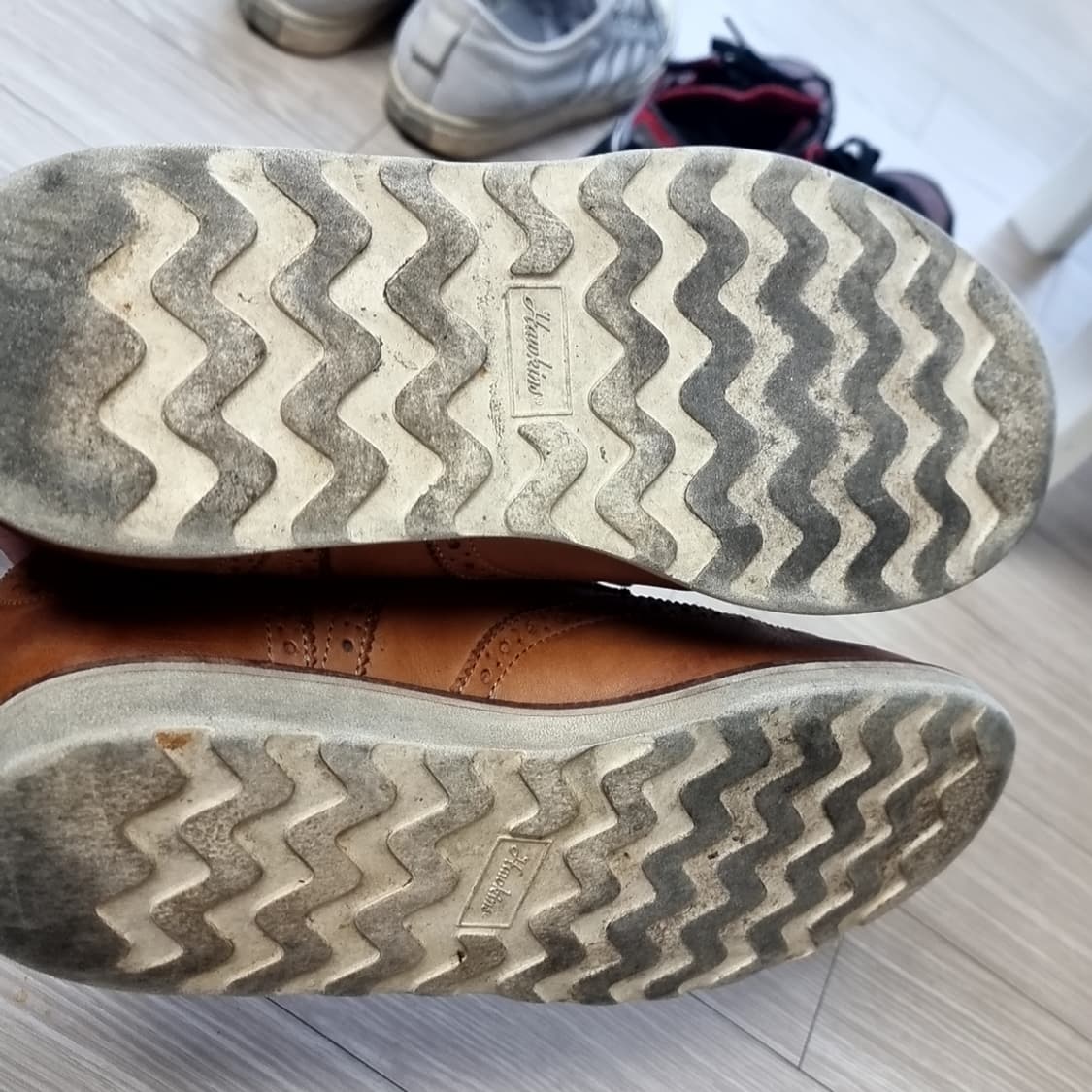 호킨스 브라운 윙팁 남성 구두(280-290) 상품이미지5