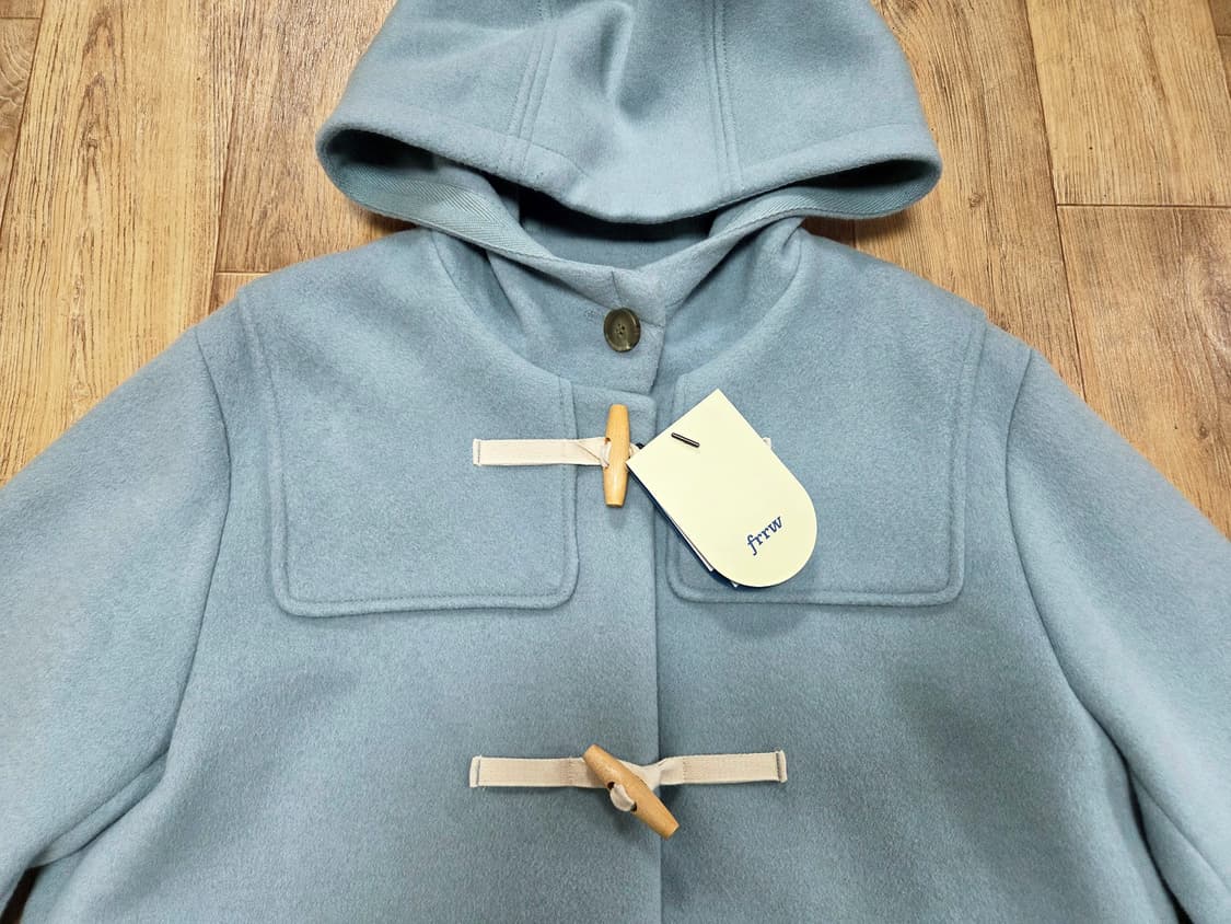 frrw 프론트로우 후드 더플 하프코트 프리사이즈 새상품 상품이미지5