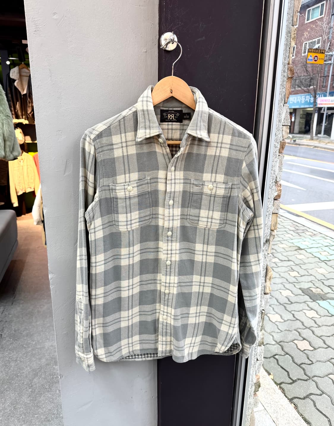 S/ RRL 더블알엘 플란넬 워크 셔츠 자켓 상품이미지2