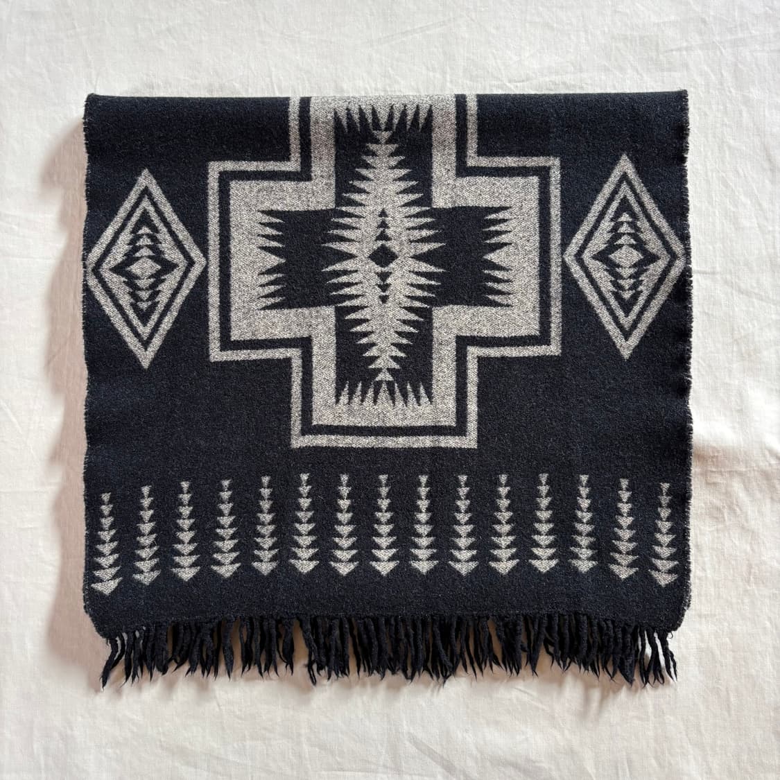 USA PENDLETON 치마요 나바호 리버서블 버진울 머플러 상품이미지3