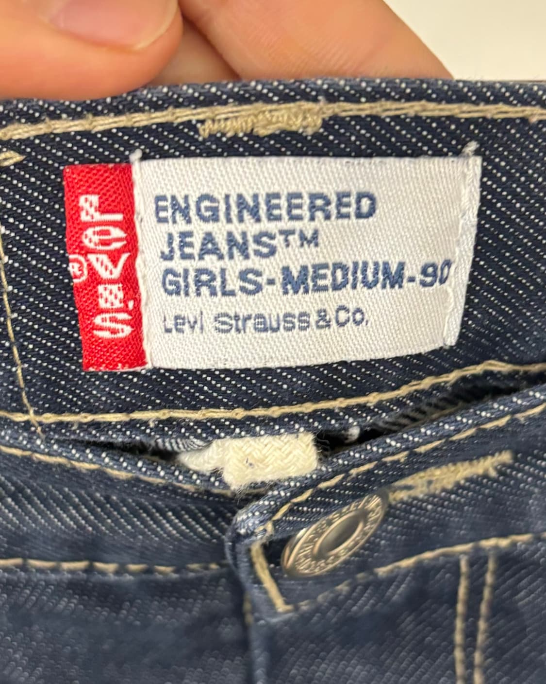 리바이스 엔지니어드 진청 데님 스커트 상품이미지7