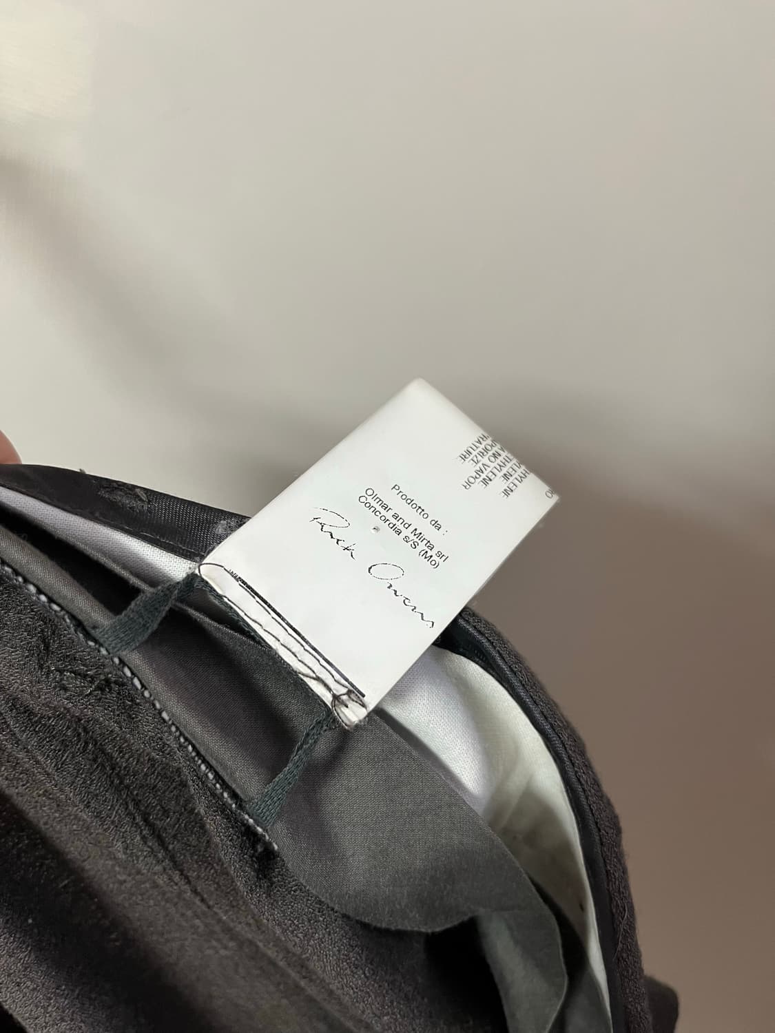 Rick Owens 2011 diagonal line 배기팬츠 상품이미지5