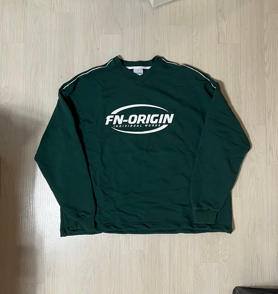 필루미네이트 오버핏 오리지널 트랙 스웨트 셔츠(그린) 상품이미지1