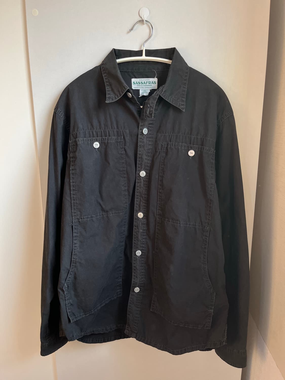 sassafras black shirt jacket 상품이미지1