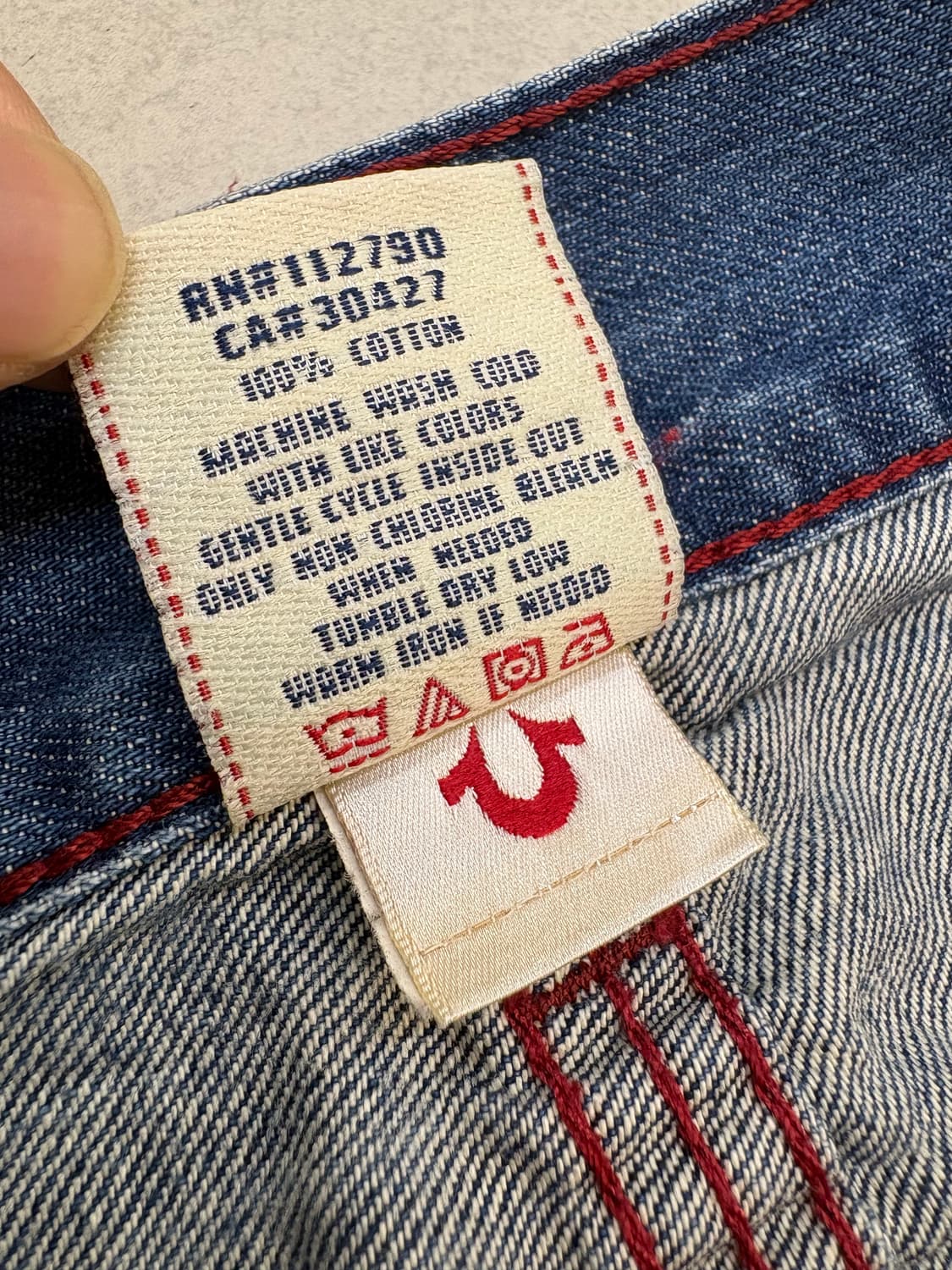 트루릴리전 월드투어 스트레이트 데님 상품이미지9