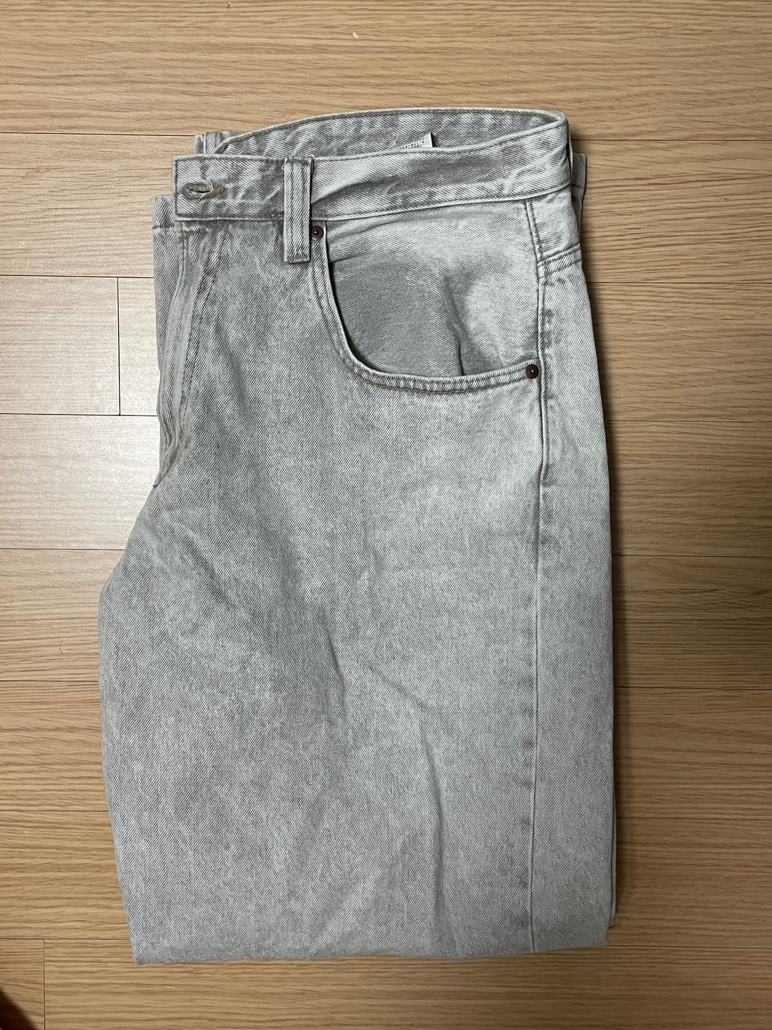 ZARA 배기진 그레이 46 상품이미지2