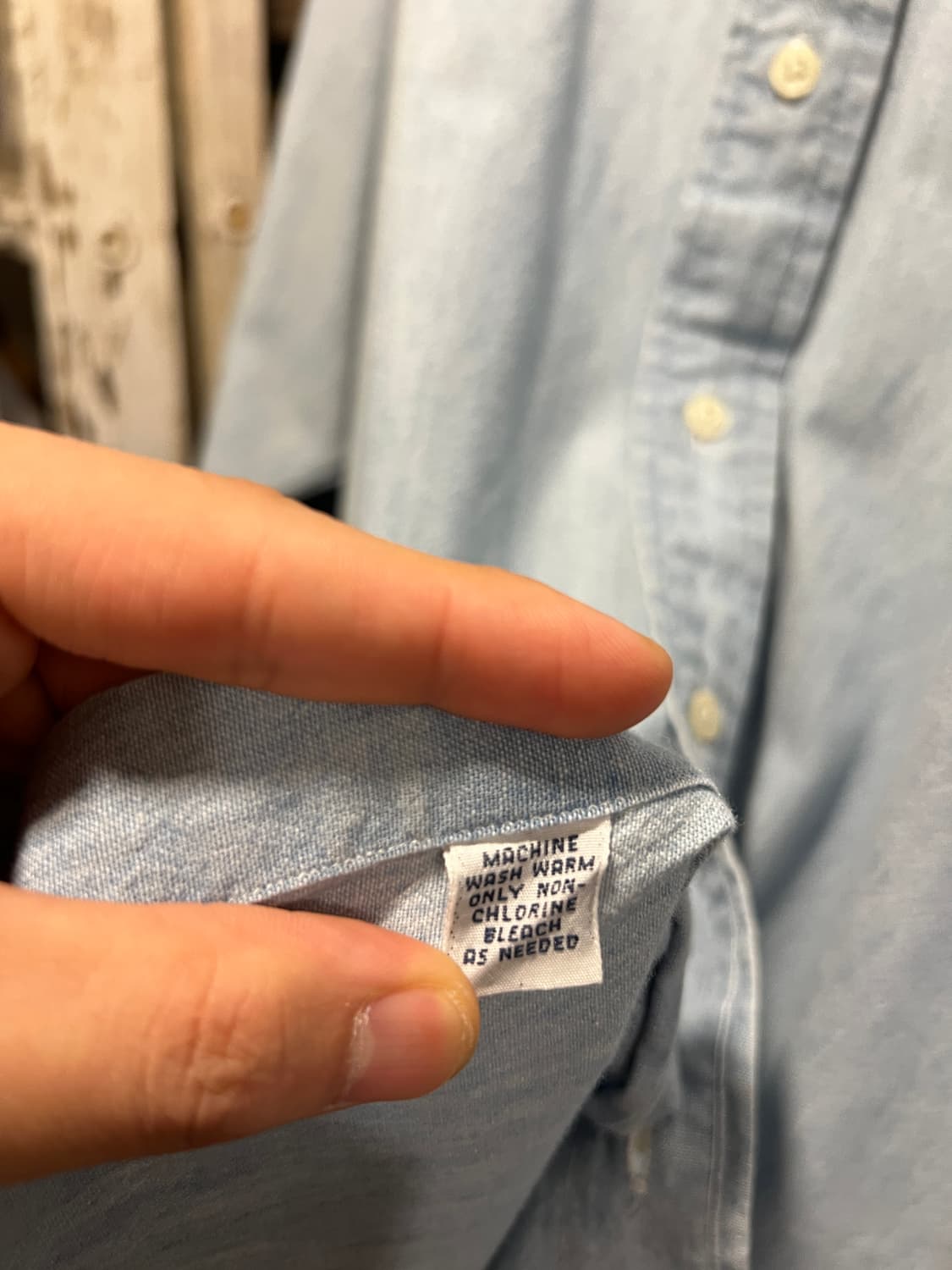 [XL]폴로 랄프로렌 BLAIRE 샴브레이 셔츠 상품이미지4