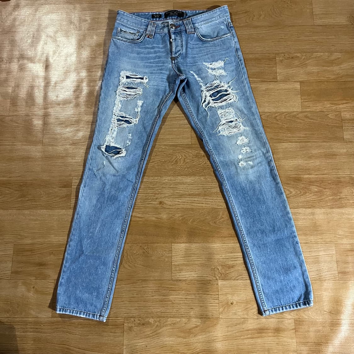 [32] 필립플레인 스컬 연청 디스진 상품이미지6