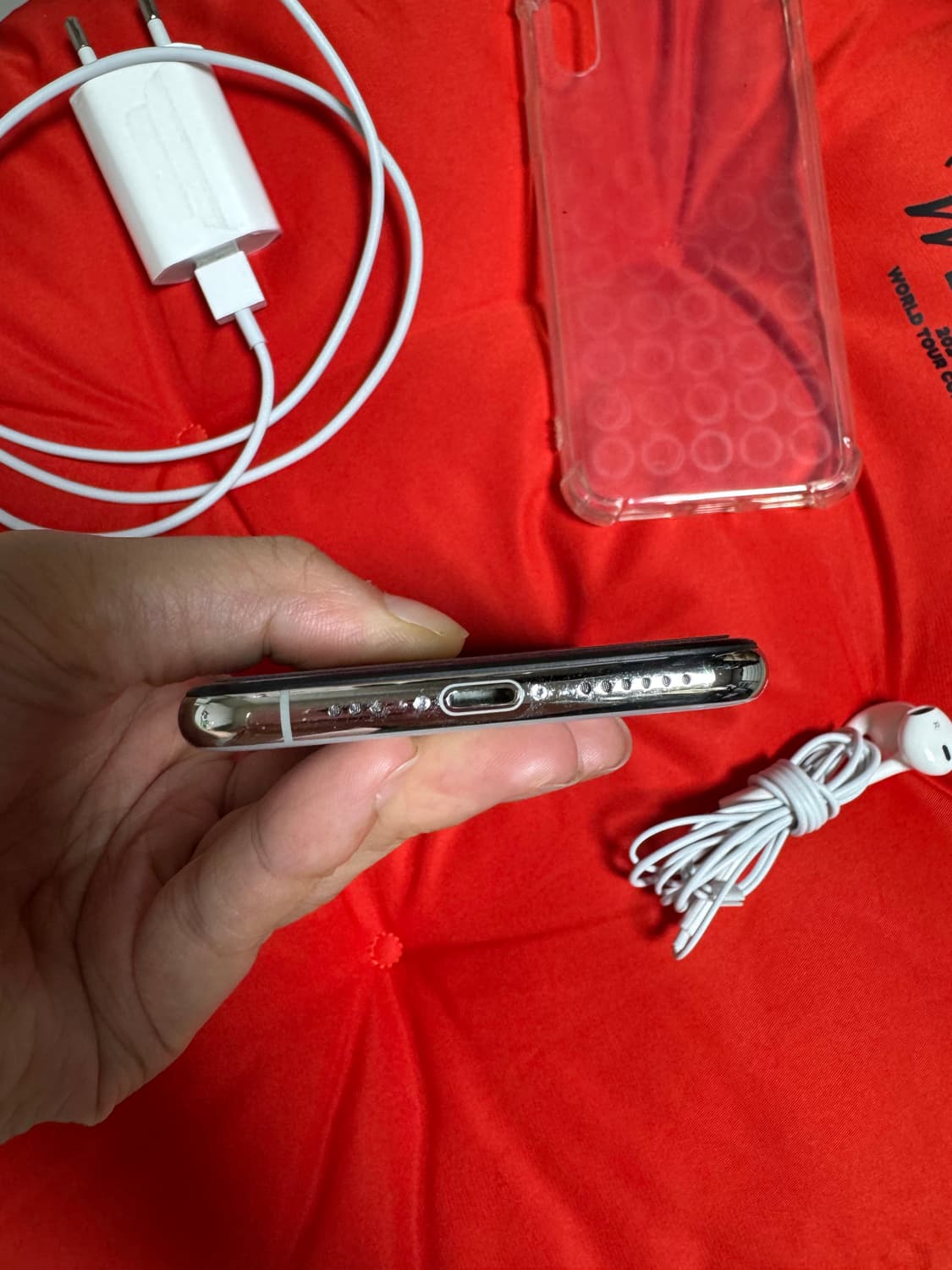 아이폰 xs 실버 64기가 해외판 무음 (배터리 100%) 상품이미지6