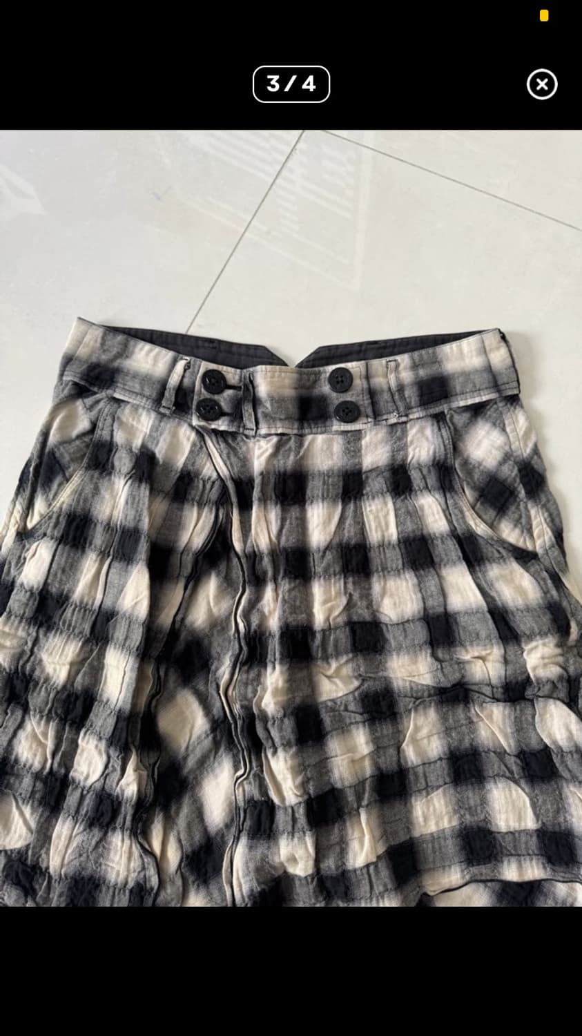 사스콰치페브릭스 패브릭 체크 쇼츠 상품이미지3