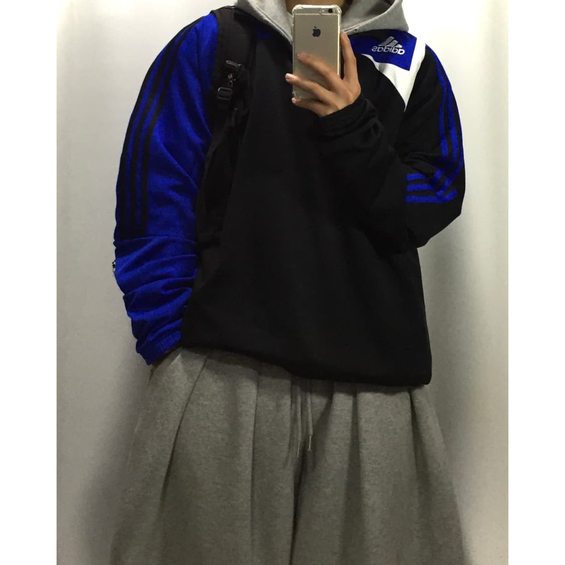 Adidas 아디다스 삼선 올드스쿨 아노락 져지 상품이미지3