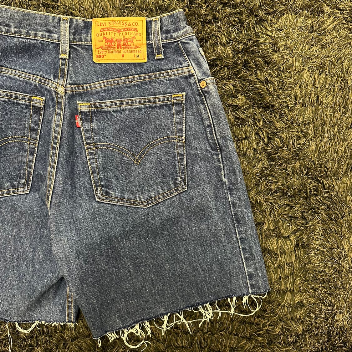 (27inch) 빈티지 리바이스 데님 쇼츠 청 반바지 상품이미지2