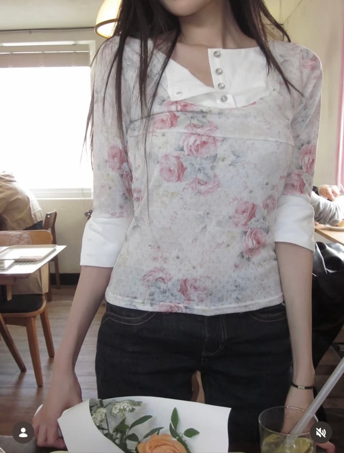 인앵양인하모니 레이어드 탑 로즈 상품이미지5