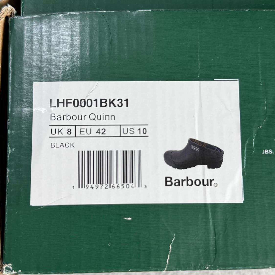 바버 클로그 레인부츠 UK8 270 상품이미지7