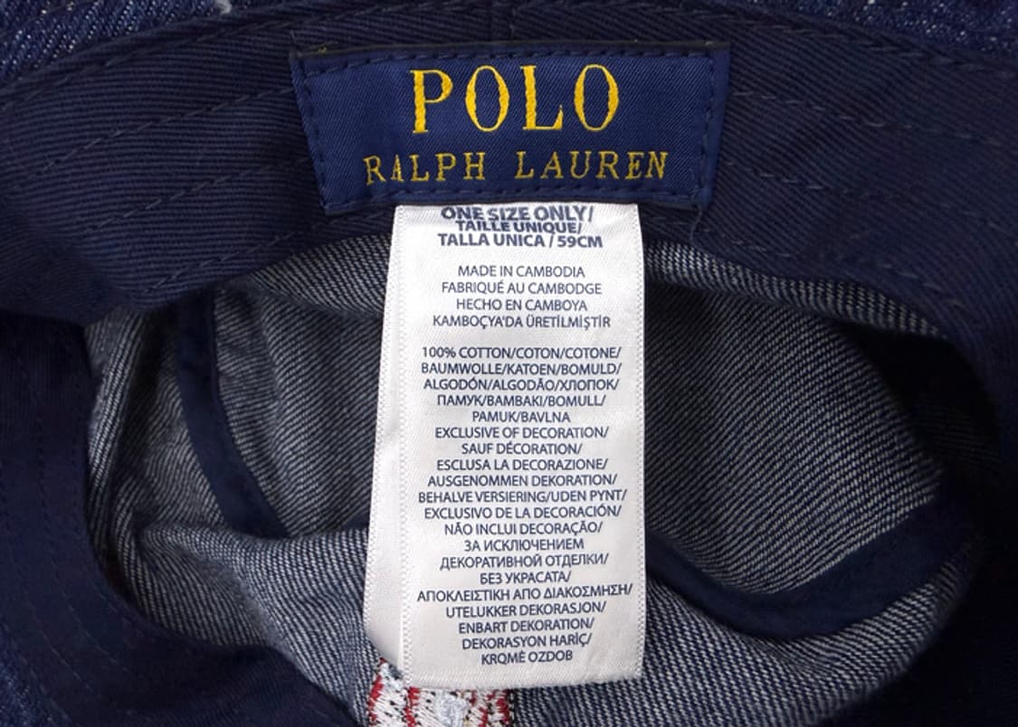 폴로 랄프로렌 베어 데님 버킷햇 상품이미지4