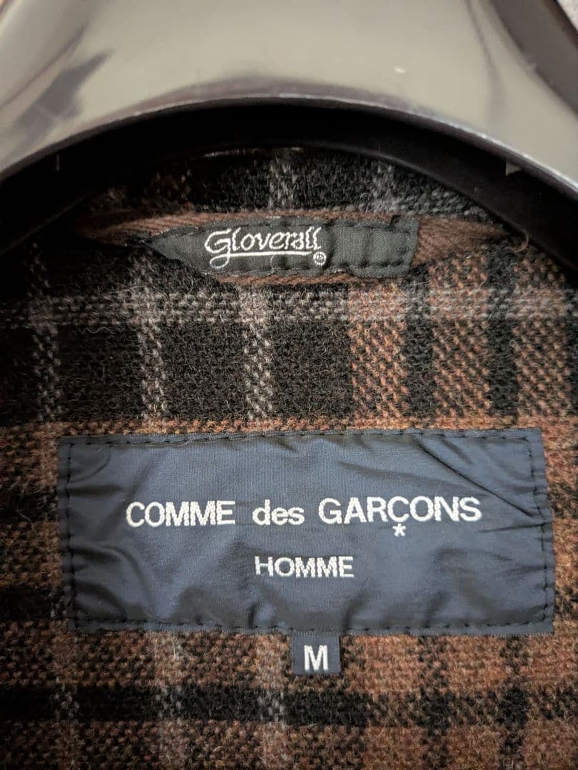 꼼데가르송 옴므 빈티지 울 더플 코트 상품이미지3