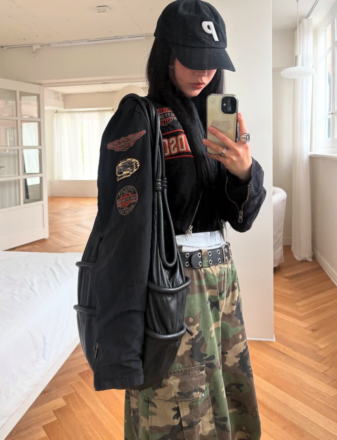 할리데이비슨 크롭 자켓 상품이미지4