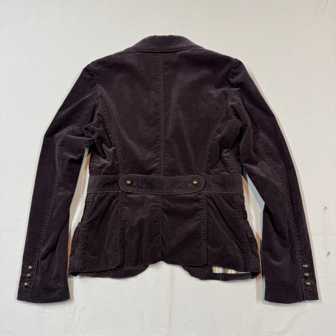 S) 츠모리 치사토 앤틱 코듀로이 테일러드 자켓 상품이미지6