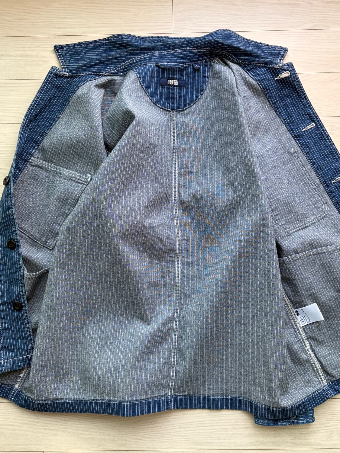 유니클로 워크웨어 히코리 자켓 L (103) 상품이미지4