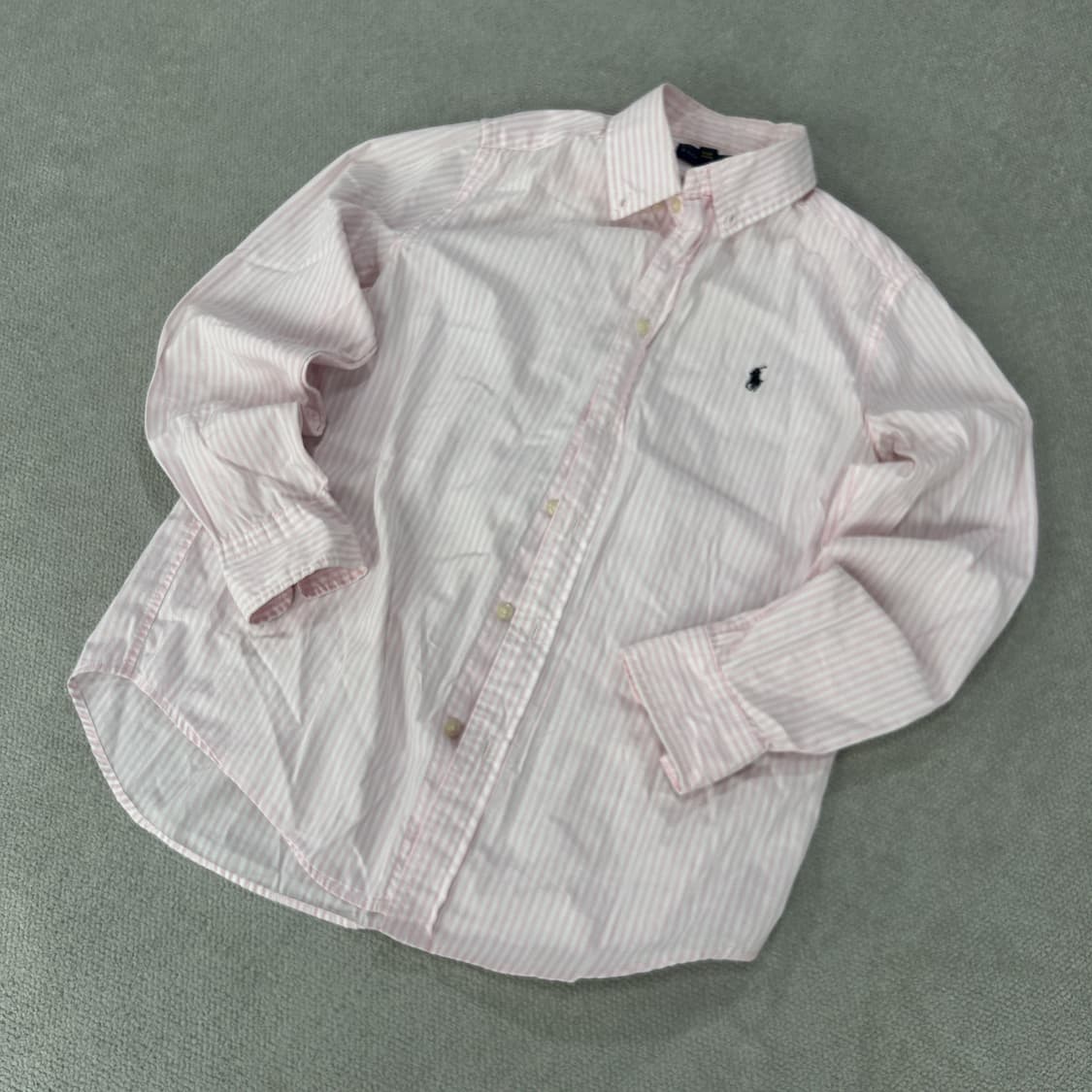 폴로 랄프로렌 핑크 스트라이프 셔츠 s 상품이미지1