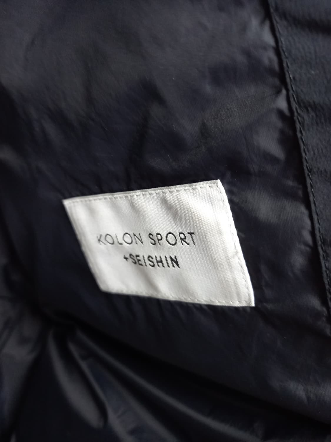 코오롱스포츠 마츠이세이신 콜라보 다운 롱 맥시 패딩 100 상품이미지9