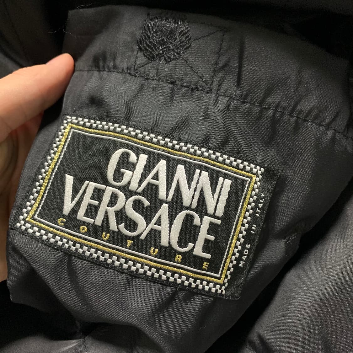 베르사체 미니로고 블루종자켓(정품) 상품이미지10