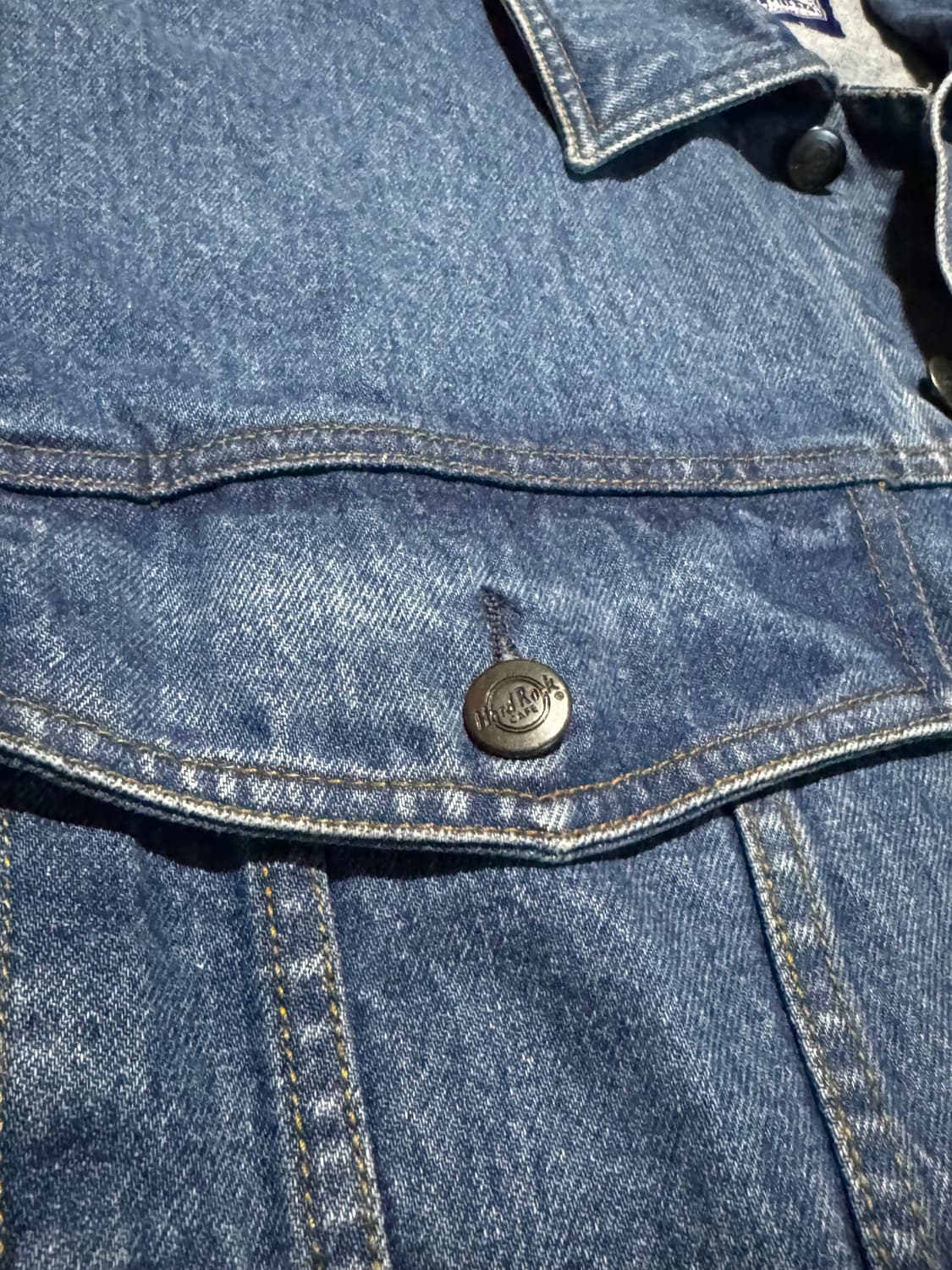 00s HardRock Cafe 하드락카페 타입3 데님자켓 L 상품이미지5