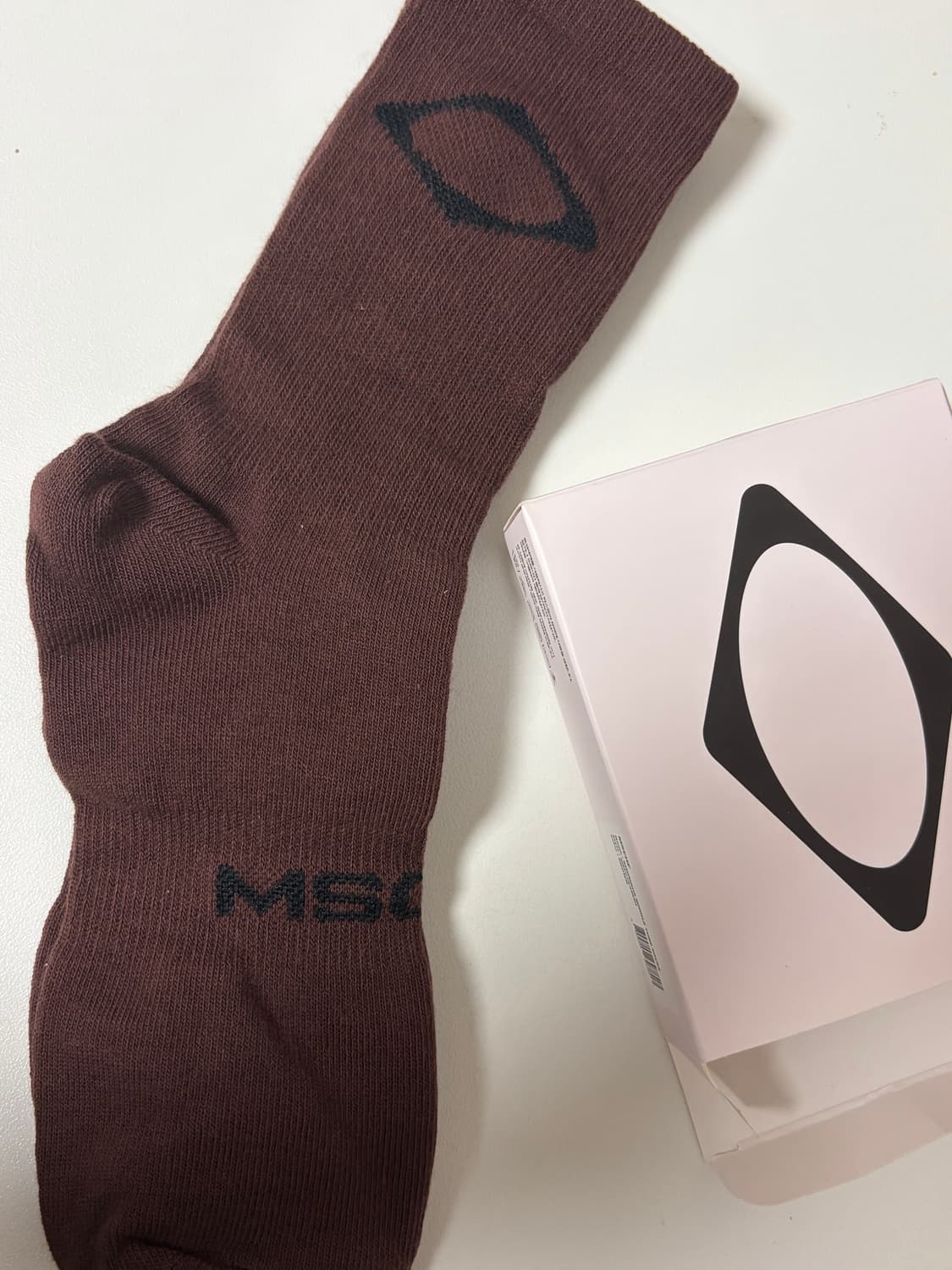 미스치프 롬버스 양말 브라운 새상품 상품이미지1