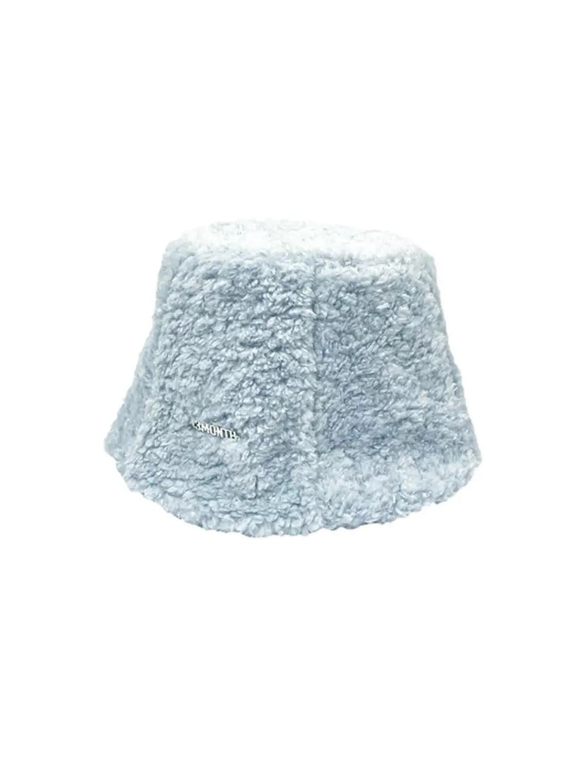 써틴먼스 로고 퍼 버킷햇 상품이미지1