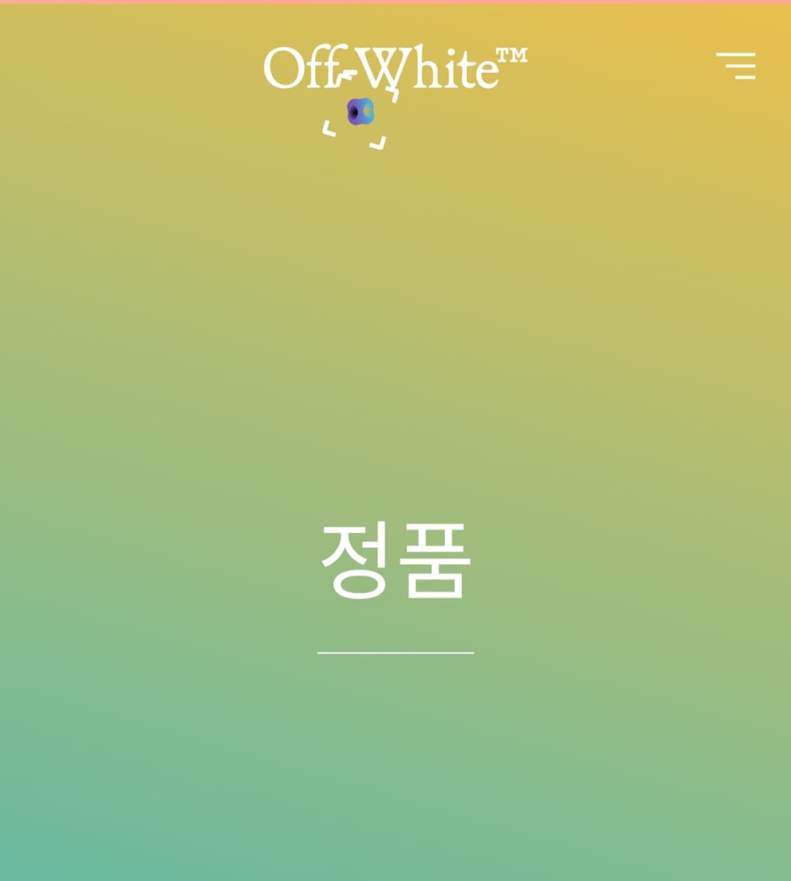 오프화이트 카라바지오 오버 반팔티 100~105 상품이미지7