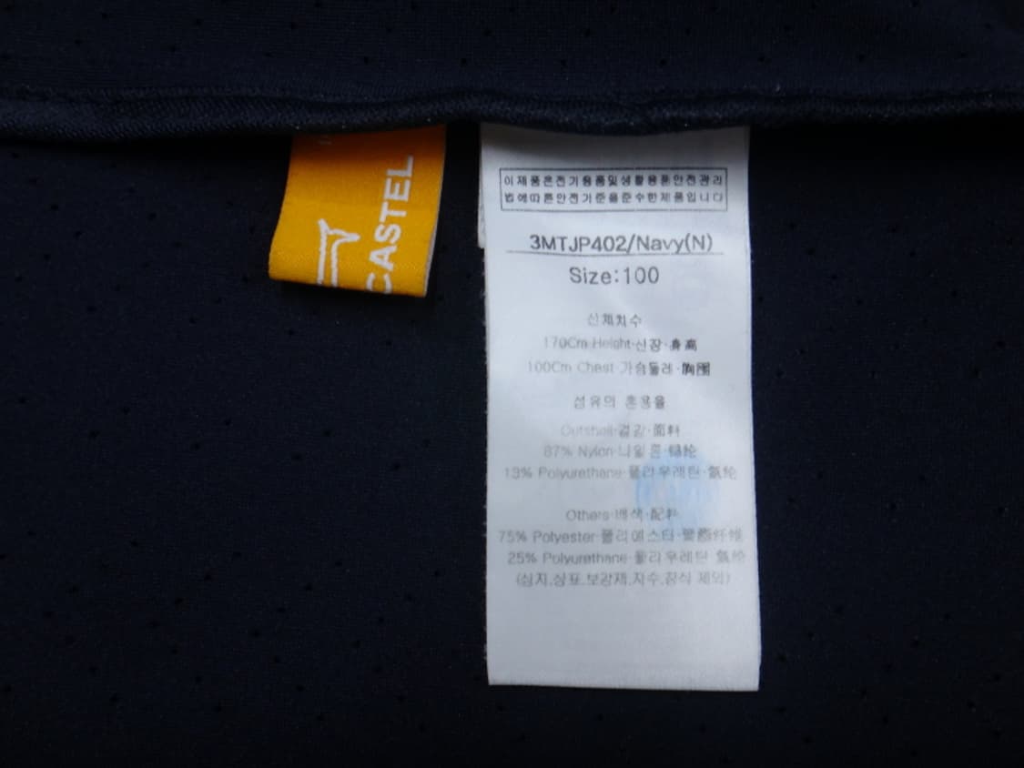(100) 루이까스텔 골프 남성 집업 자켓 네이비 상품이미지9